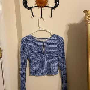 never worn pacsun wave crop top!